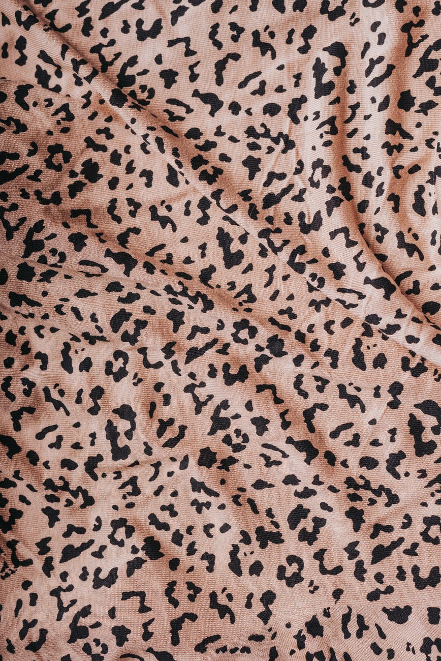 abstract background of textile with animal print - Fashion Revolution Day 2015