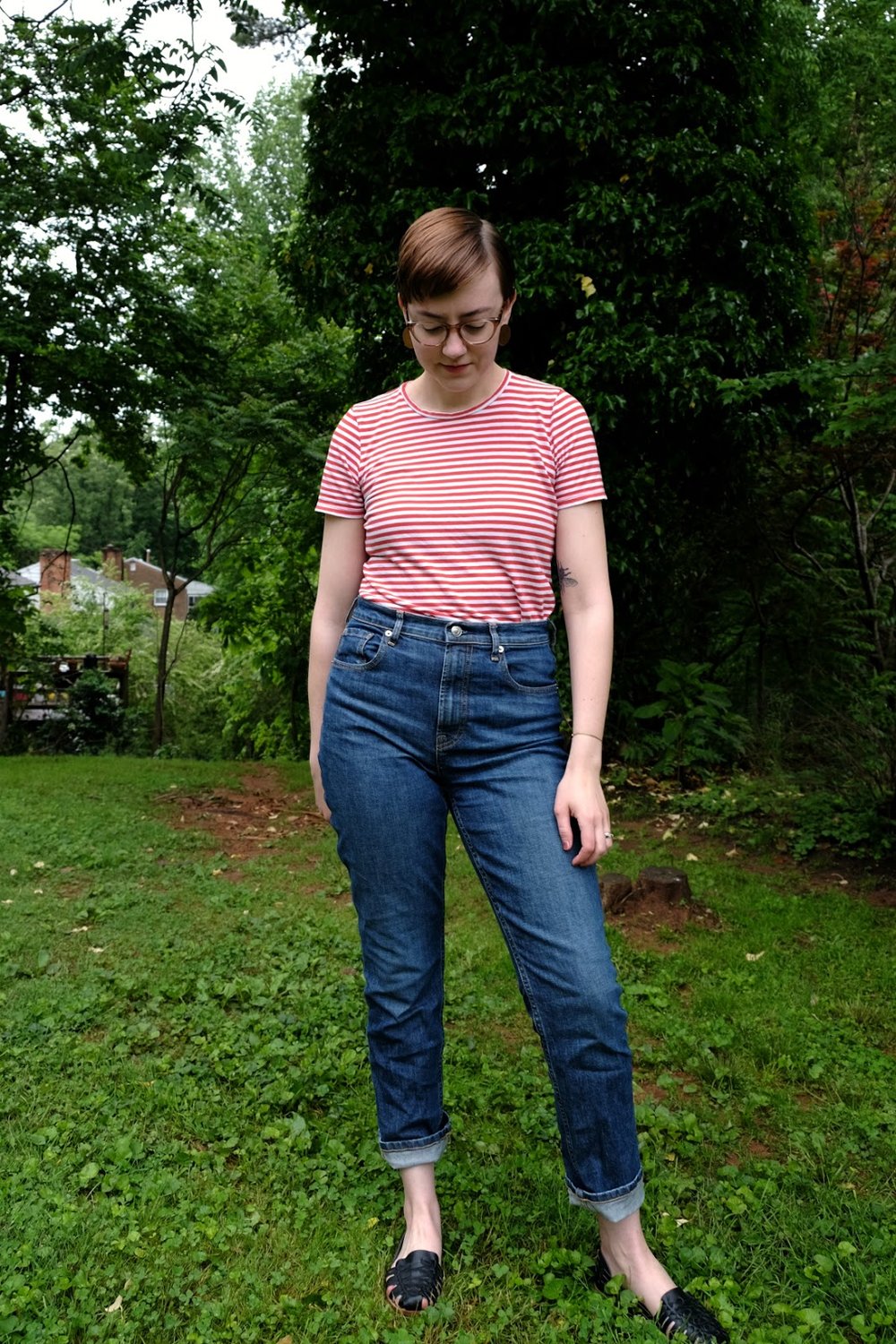 Everlane cheeky straight leg jean review stylewise-blog.com