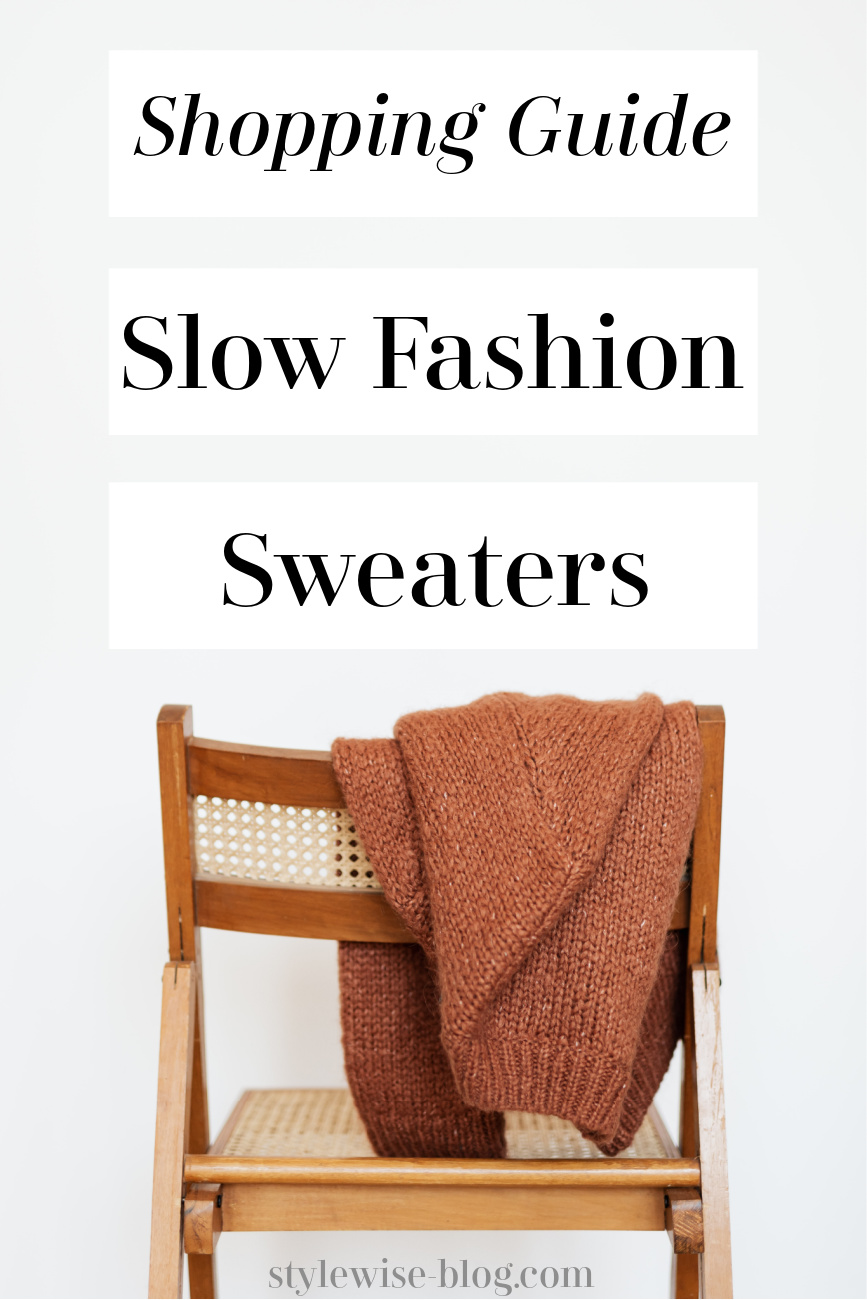 slow fashion sweaters ethical and sustainable