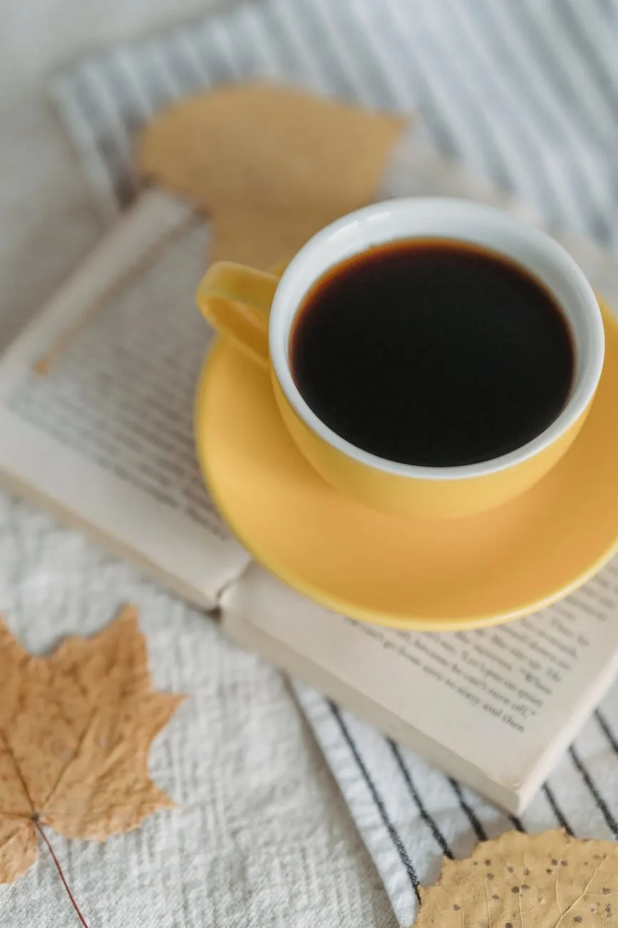cup of aromatic coffee placed on opened book - Text overlay reads "Terms and Certifications"