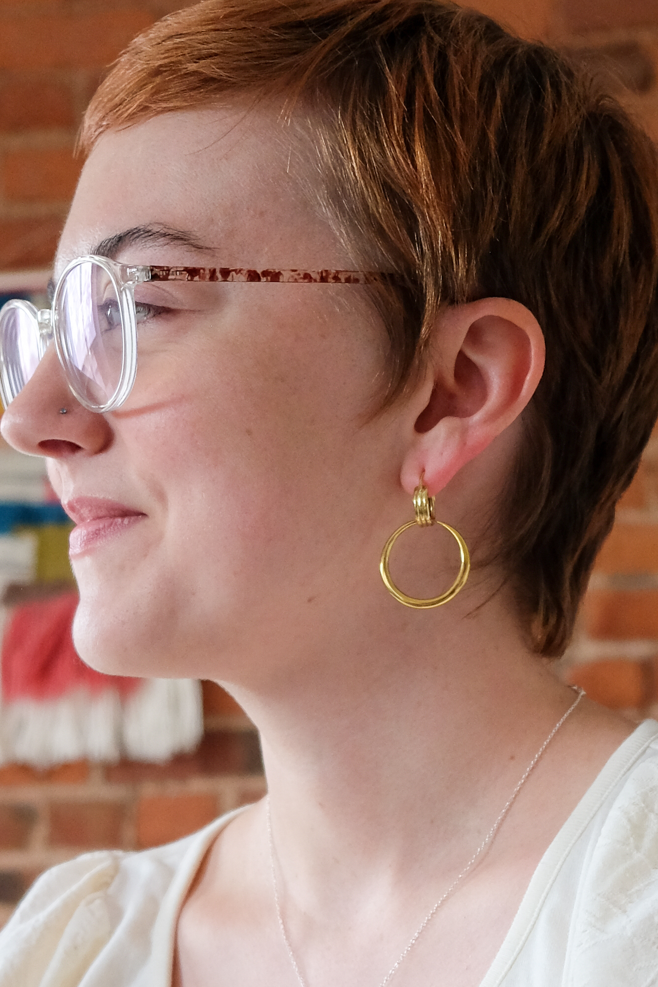 Blooh's Ethical Brass Hoops
