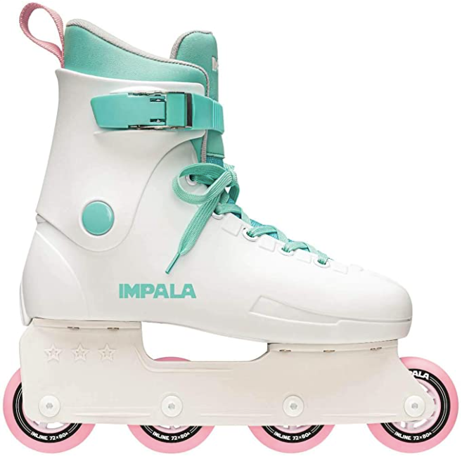 white, teal, and pink rollerblades - 5 Sustainable Christmas Gift Ideas for 2022